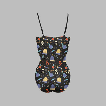Lookiee Cut-Out Spaghetti Swimsuit