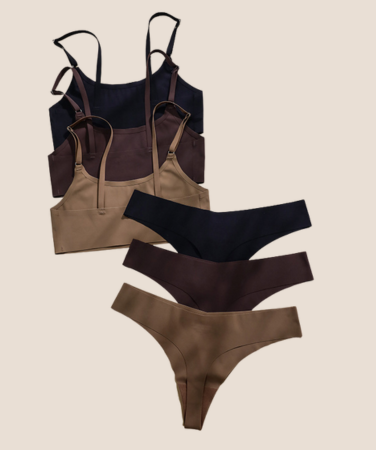 Sexy Ice Silk Bra & Thong Set Limited Ad Offer