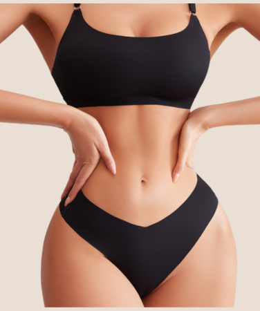 Sexy Ice Silk Bra & Thong Set Limited Ad Offer