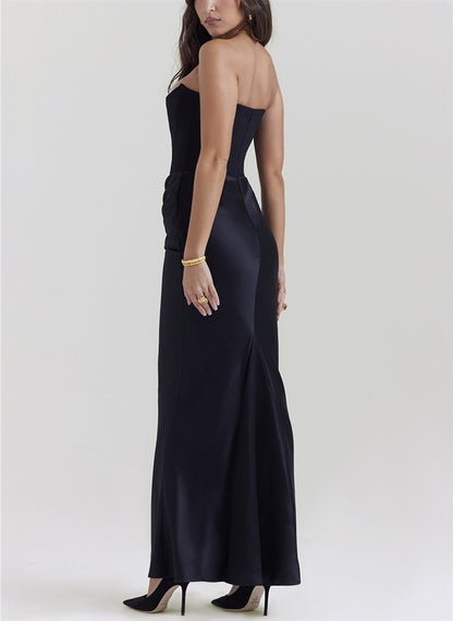 Top Long Dress – Sexy Bandeau Backless Evening Gown