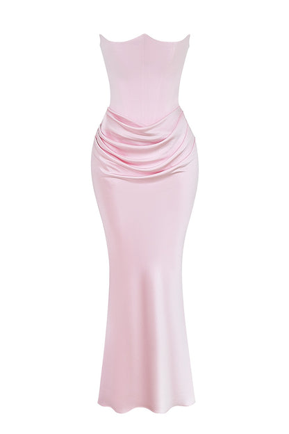 Top Long Dress – Sexy Bandeau Backless Evening Gown