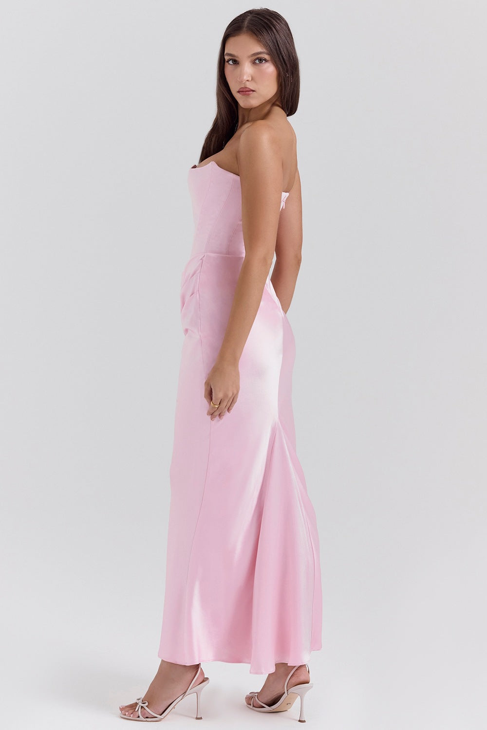 Top Long Dress – Sexy Bandeau Backless Evening Gown