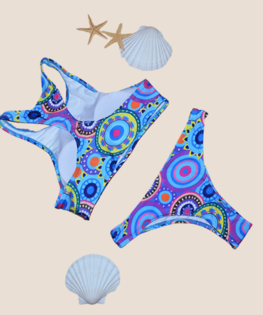 Trendy Triangle Bikini Set Low Waist Brazilian Swimwear