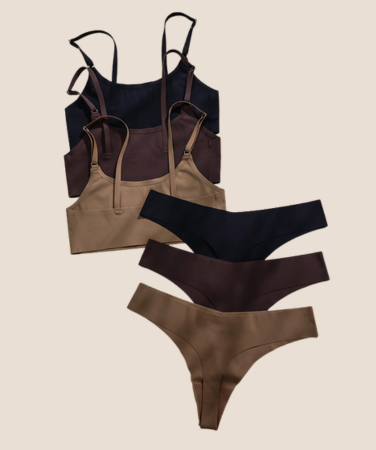 Sexy Ice Silk Bra & Thong Set Limited Ad Offer