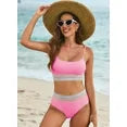 Stylish High-Waist Bikini Set