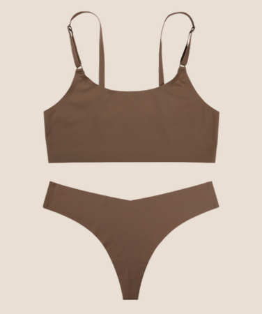 Sexy Ice Silk Bra & Thong Set Limited Ad Offer