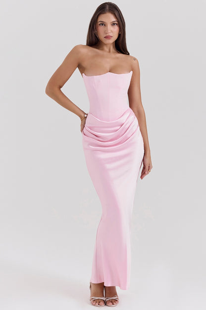 Top Long Dress – Sexy Bandeau Backless Evening Gown