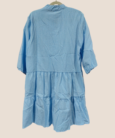 Stylish Plaid V - Neck Ruffle Dress Shop This Ad Deal