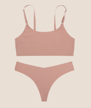 Sexy Ice Silk Bra & Thong Set Limited Ad Offer