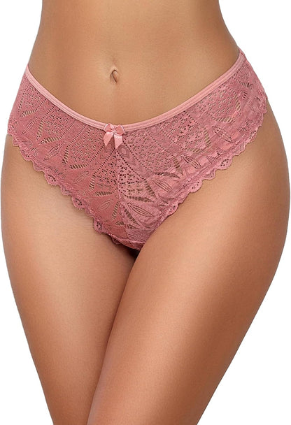 Lace Criss-Cross Cheeky Panties