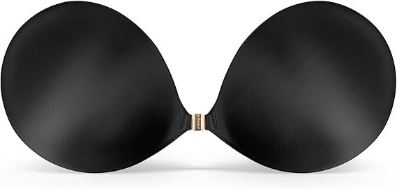 Niidor Adhesive Strapless Bra for Women Sticky Invisible Push up Silicone Bra for Backless Dress 2025 Upgraded Clasp Bras