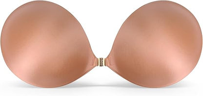 Niidor Adhesive Strapless Bra for Women Sticky Invisible Push up Silicone Bra for Backless Dress 2025 Upgraded Clasp Bras