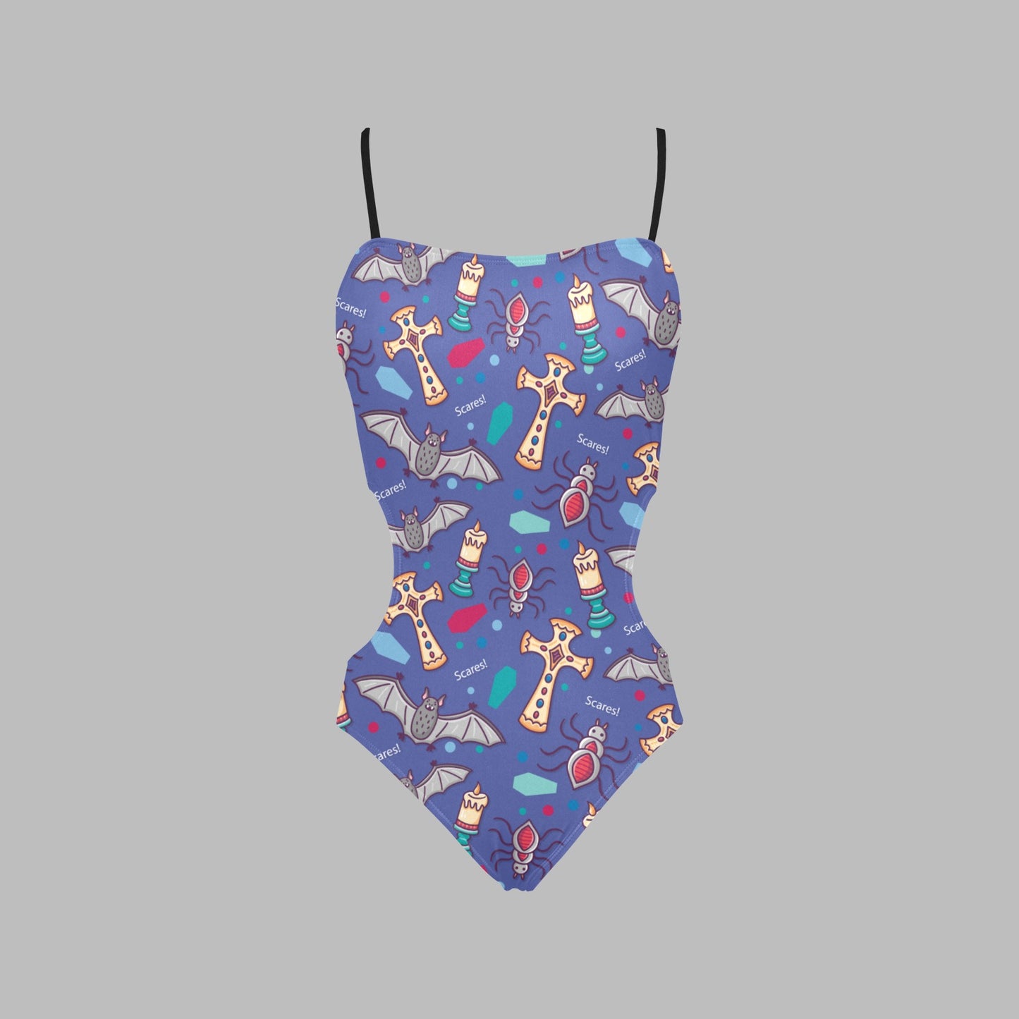 Lookiee Cut-Out Spaghetti Swimsuit