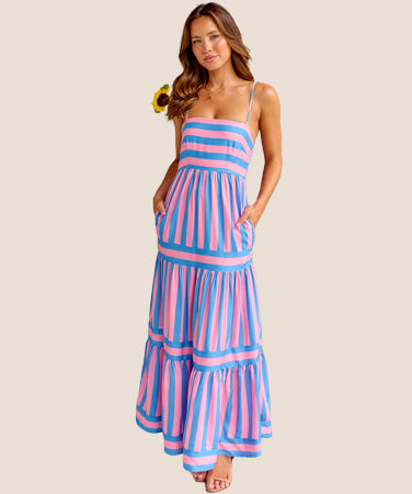 Stylish Long Sleeve Dress with Pockets
