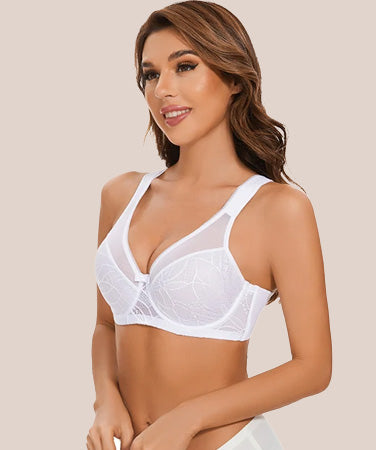 Lookiee Plus Size Lace Minimizer Bra 2025