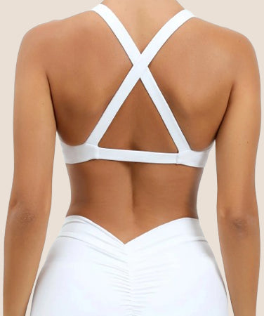 Lookiee Seamless Push-Up Yoga Sports Bra