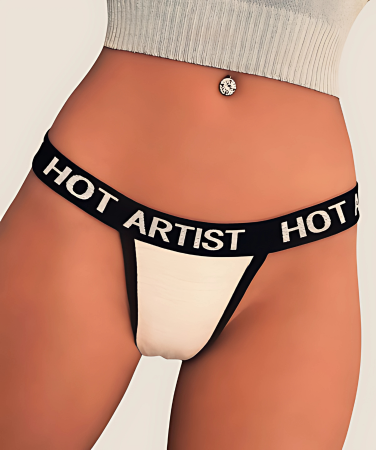 Sexy Contrast Thong Panties Hot Deal for Bold Style
