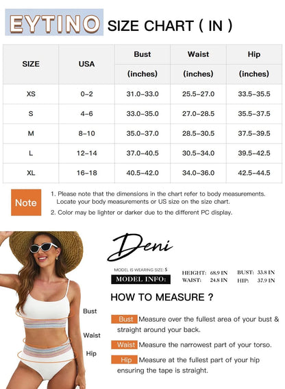 Stylish High-Waist Bikini Set