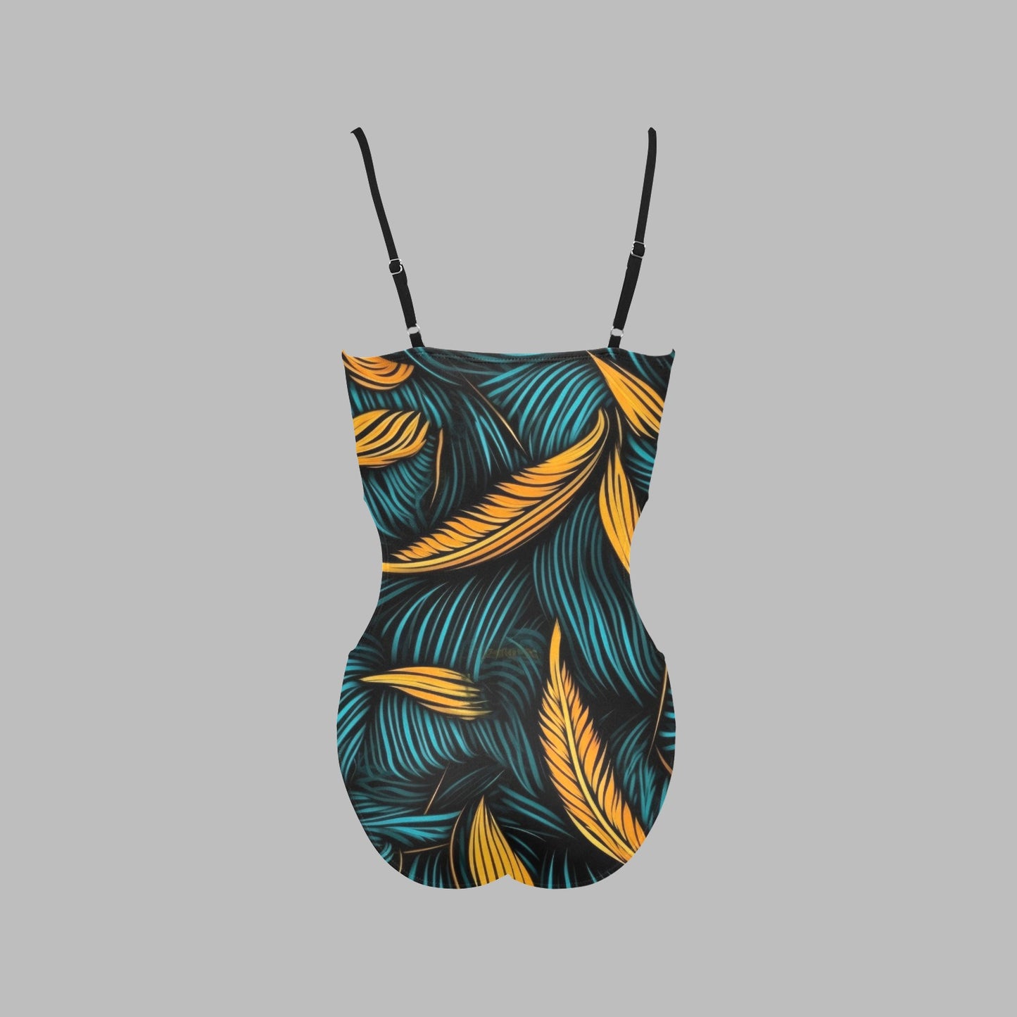 Lookiee Cut-Out Spaghetti Swimsuit