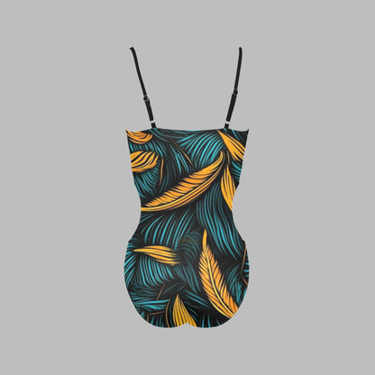 Lookiee Cut-Out Spaghetti Swimsuit